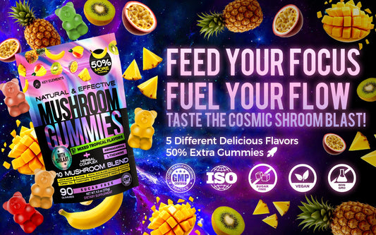 The Smarter Way to Chill, Focus, and Feel Good — Meet Key Elements Mushroom Gummies