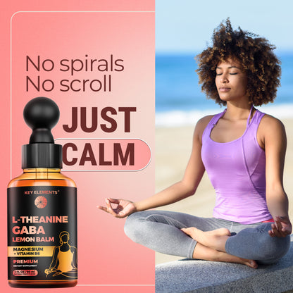 Calm, Stress Relief & Chill GABA with L-Theanine Drops