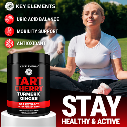 Recovery Tart Cherry Gummies with Turmeric & Ginger for Joint & Muscle Support