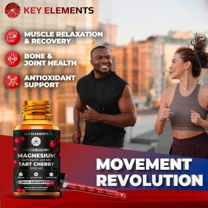 Magnesium Drops with Tart Cherry Extract for Sleep, Joint & Muscle Support